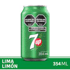 GASEOSA LIMA LIMON 7 UP LATA 354ml