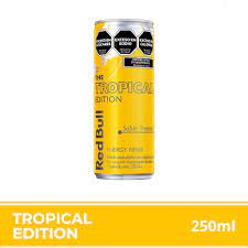 ENERGIZANTE TROPICAL RED BULL LATA 250ml