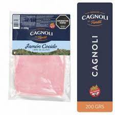 JAMON COCIDO FETEADO CAGNOLI 200g