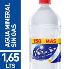 AGUA MINERAL SIN GAS VILLA DEL SUR 1650ml