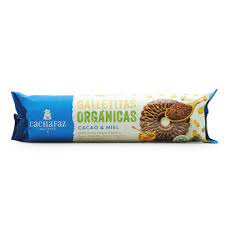 GALLETITAS ORGANICAS CACAO Y MIEL CACHAFAZ 170g