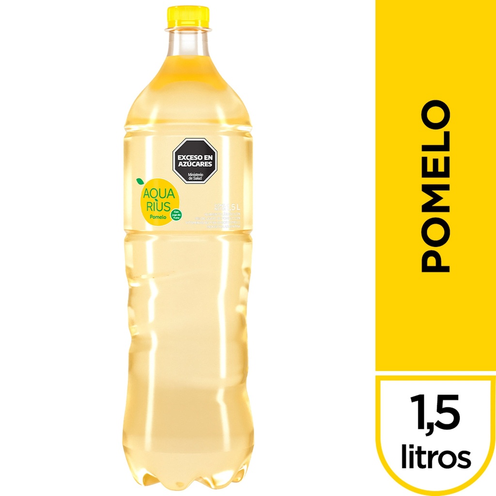 AGUA SIN GAS S/POMELO AQUARIUS 1500ml