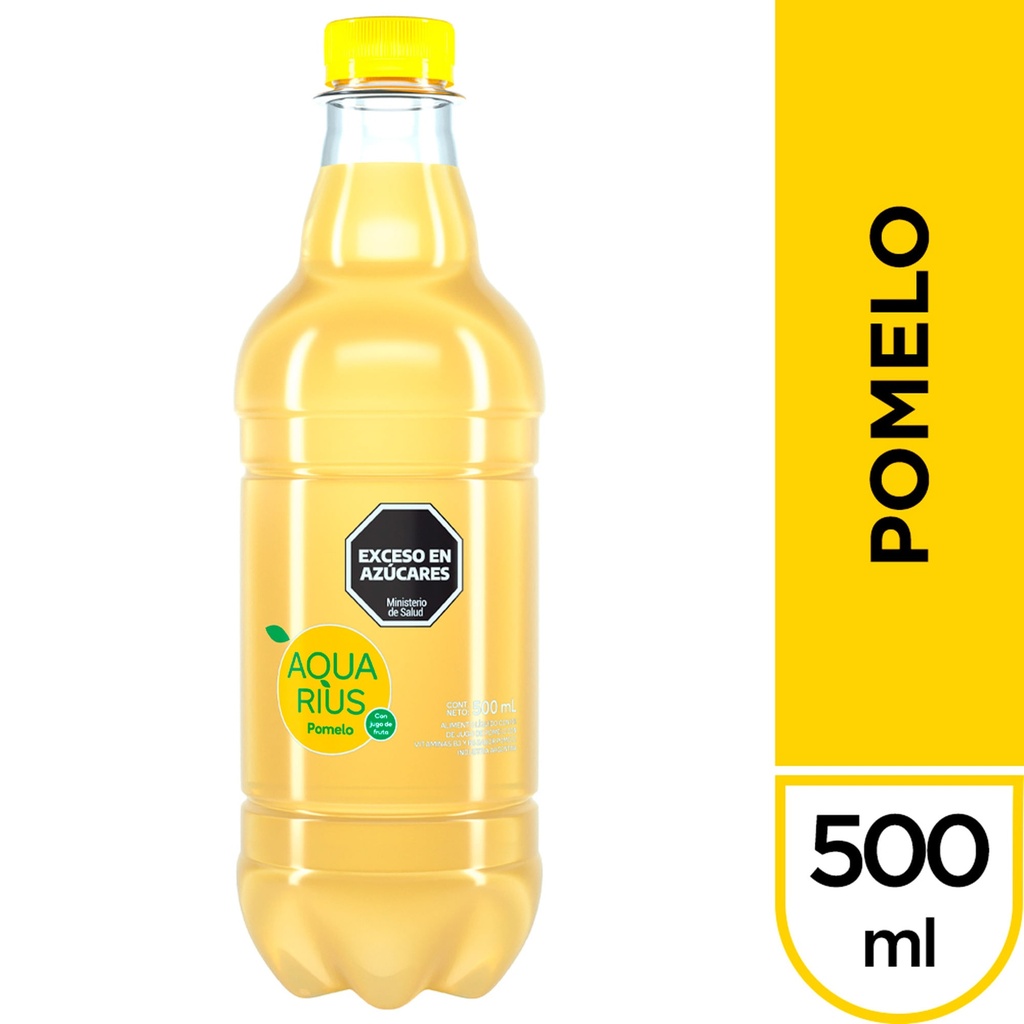 AGUA SIN GAS S/POMELO AQUARIUS 500ml