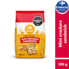 GALLETITAS MINI SANDWICH CARREFOUR 300g