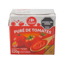 PURE DE TOMATE CARREFOUR 520g