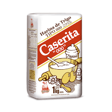 HARINA DE TRIGO 000 CASERITA 1000g