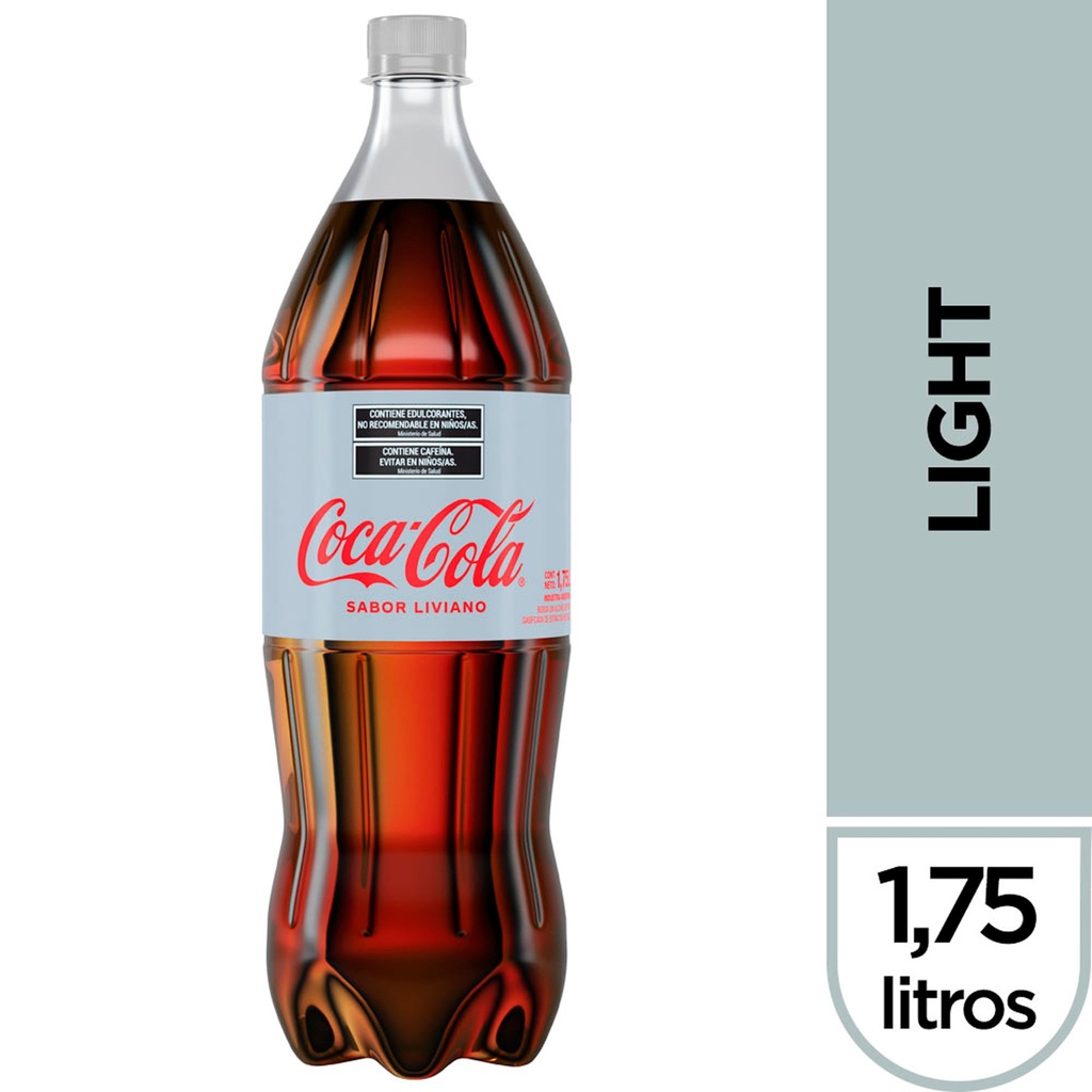 GASEOSA COLA LIGHT COCA-COLA PET 1750ml