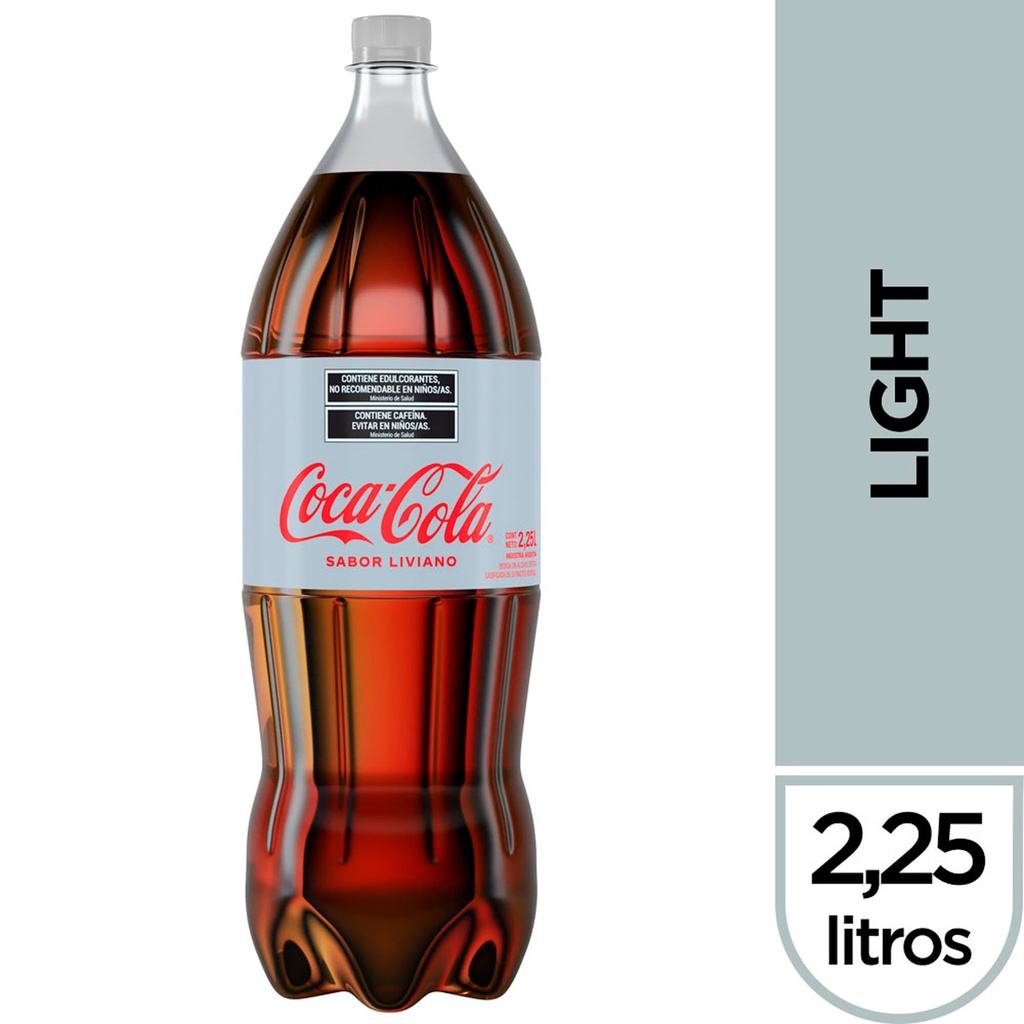 GASEOSA COLA LIGHT COCA-COLA PET 2250ml