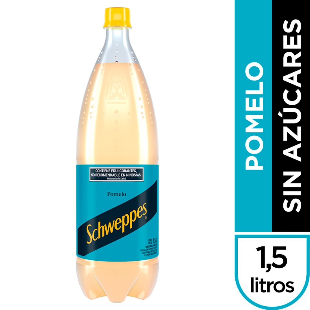 GASEOSA POMELO S/AZUCAR SCHWEPPES PET 1500ml