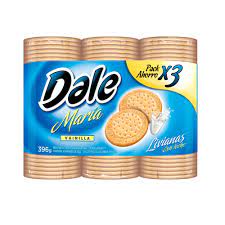 GALLETITAS VAINILLA X3U DALE 396g