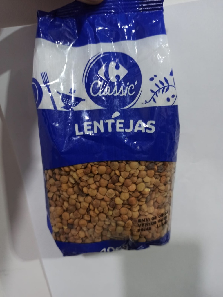 LENTEJAS CARREFOUR BOLSA 400g