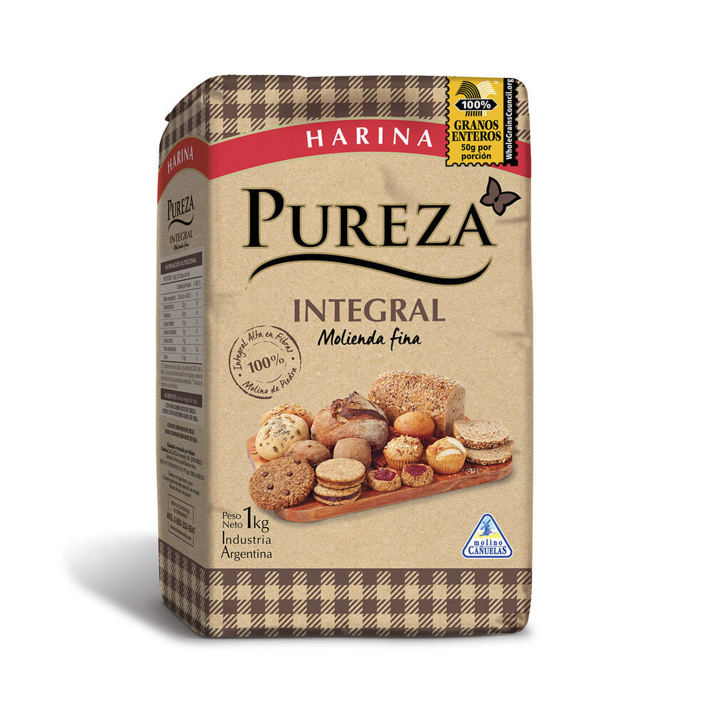 HARINA INTEGRAL PUREZA 1000g