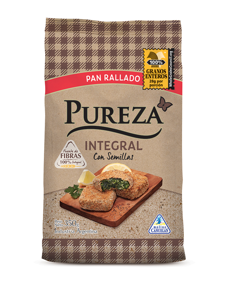 PAN RALLADO INTEGRAL PUREZA 350g