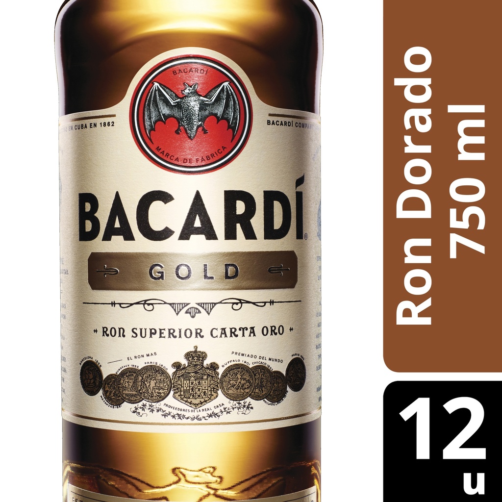 RON CARTA ORO BACARDI 750ml