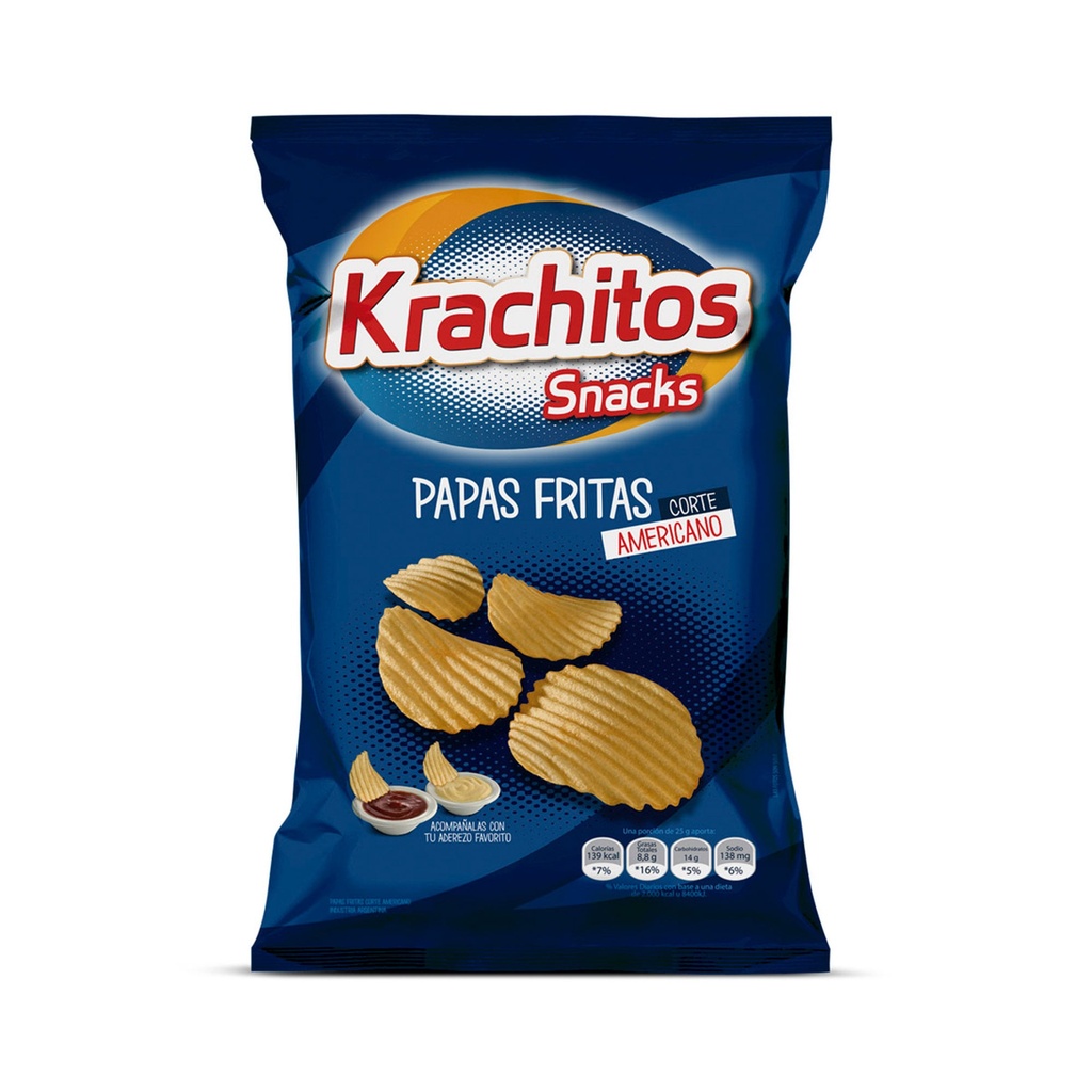 PAPAS FRITAS CORTE AMERICANO KRACHITOS 115g