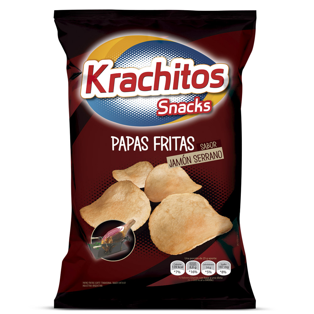 PAPAS FRITAS S/JAMON SERRANO KRACHITOS 55g