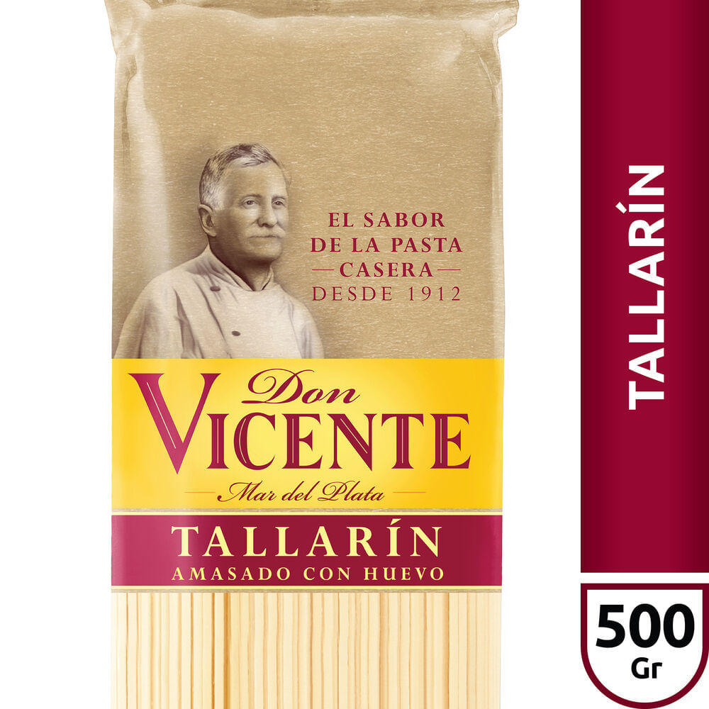 FIDEOS TALLARIN AL HUEVO DON VICENTE 500g