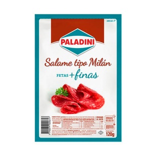 SALAME MILAN FETEADO PALADINI 120g