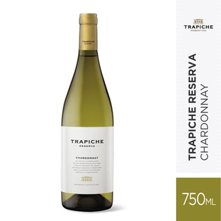 VINO BLANCO CHARDONNAY RESERVA TRAPICHE 750ml 