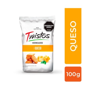 MINI TOSTADITAS CUATRO QUESOS TWISTOS 100g