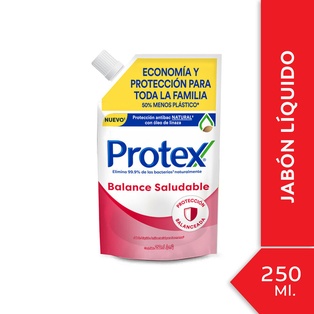 JABON LIQUIDO ANTIBACTERIAL BALANCE PROTEX DOY PACK 250ml