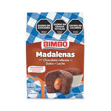 MADALENAS CHOCOLATE RELLENA DDL BIMBO 190g