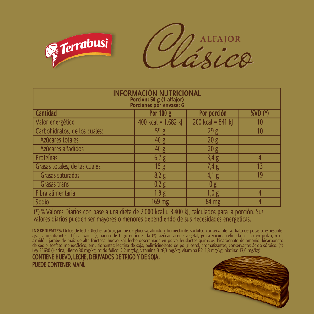 ALFAJOR CHOCOLATE TERRABUSI 300g    