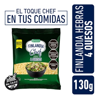 QUESO HEBRAS 4 QUESOS FINLANDIA CHEF LIGHT 130g