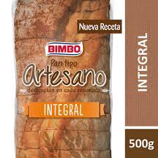 PAN INTEGRAL TIPO ARTESANO BIMBO 500g