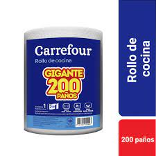 ROLLO DE COCINA MAXI BLANCO CARREFOUR 200und