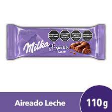 TABLETA DE CHOCOLATE AIREADO MILKA 110g