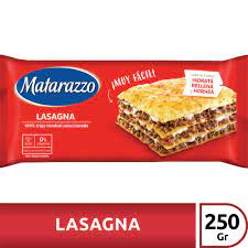 PASTA PARA LASAGNA FACIL MATARAZZO 250g