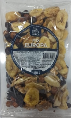 MIX EUROPA FRUTAS SECAS THE HAPPY SNACK 300g