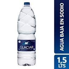 AGUA MINERAL SIN GAS BAJO SODIO GLACIAR 1500ml