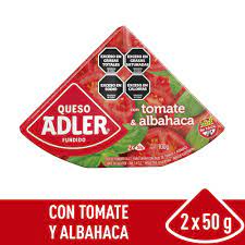 QUESO FUNDIDO TOMATE ALBAHACA ADLER 100g