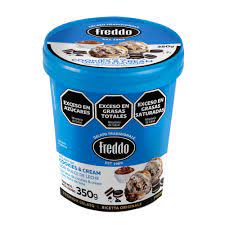 POTE HELADO COOKIES CREAM FREDDO 350g