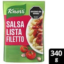 SALSA LISTA FILETTO KNORR DOY PACK 340g