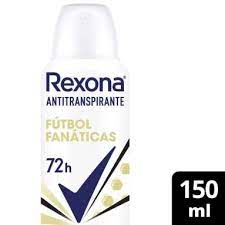 ANTITRANSPIRANTE MUJER FANATICAS REXONA AERO 150ml