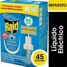 REPELENTE LIQUIDO REPUESTO 45 NOCHES RAID 1und