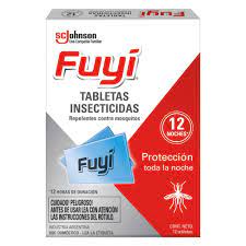 TABLETAS MATA MOSCAS MOSQUITOS FUYI 12und