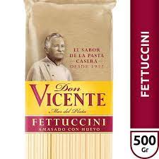 FIDEOS FETUCCINI AL HUEVO DON VICENTE 500g