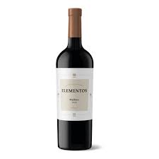 VINO TINTO MALBEC ELEMENTOS 750ml