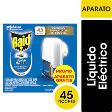 APARATO ELECTRICO 45 NOCHES DOBLE ACCION RAID 1und