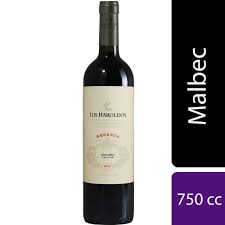 VINO TINTO MALBEC RESERVA LOS HAROLDOS 750ml