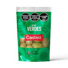 ACEITUNAS VERDES CASTELL DOY PACK 180g