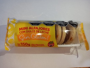 MINI ALFAJORES SIN TACC CON DDL CARREFOUR 150g