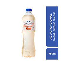 AGUA MINERAL SIN GAS C/VITAMINAS DEFENSE GLACIAR 750ml