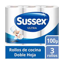 ROLLOS DE COCINA 3X100 SUSEXX 300und