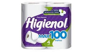 PAPEL HIGIENICO SIMPLE HOJA MAX HIGIENOL 4 X 100m2