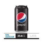 GASEOSA COLA BLACK PEPSI LATA 354ml